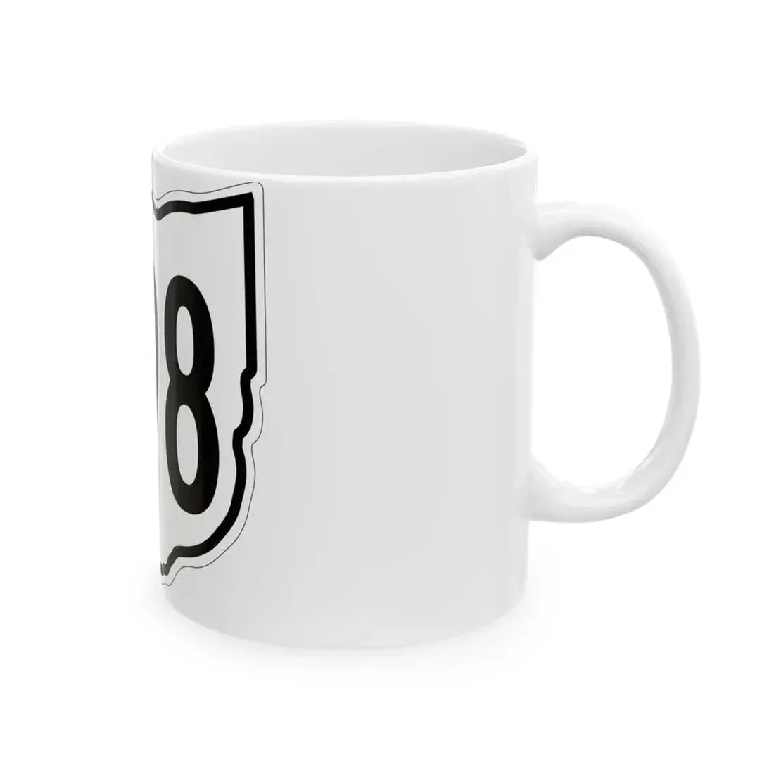 OH-298 1960 (Ohio) (Road Sign) White Coffee Mug - Go Mug Yourself