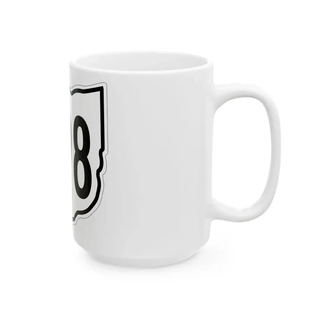OH-298 1960 (Ohio) (Road Sign) White Coffee Mug - Go Mug Yourself