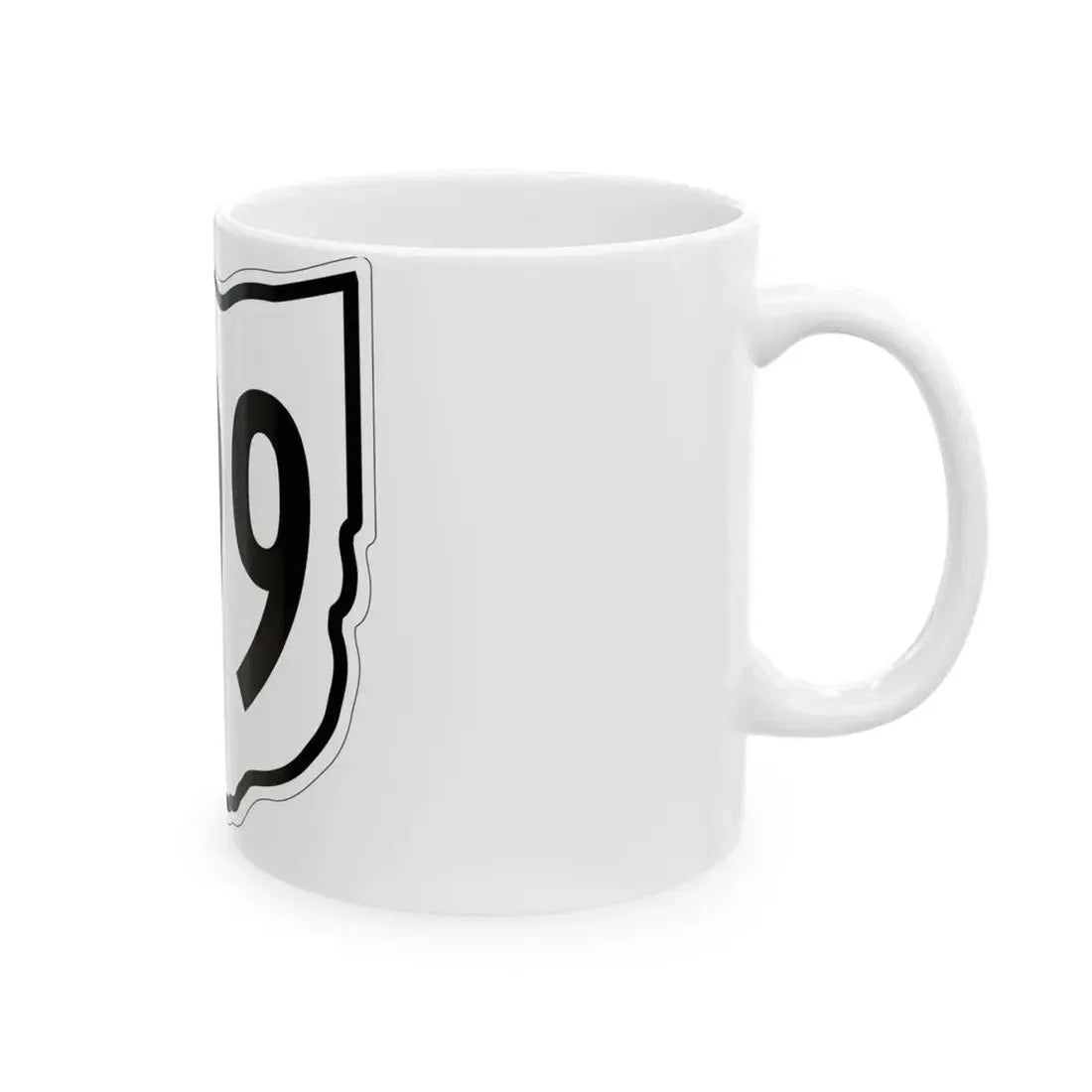 OH-299 1960 (Ohio) (Road Sign) White Coffee Mug - Go Mug Yourself