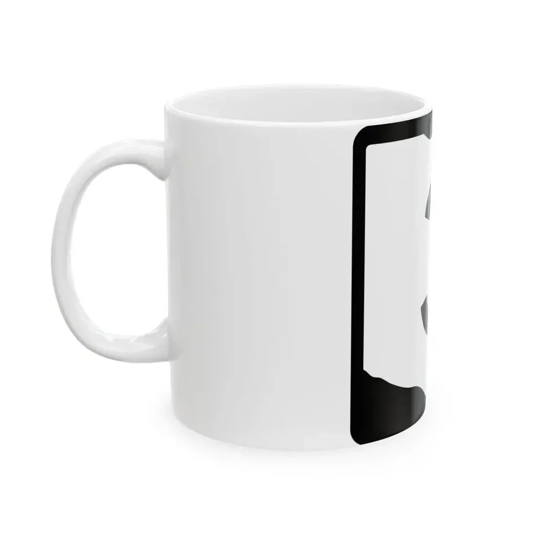 OH-3 (Ohio) (Road Sign) White Coffee Mug - Go Mug Yourself