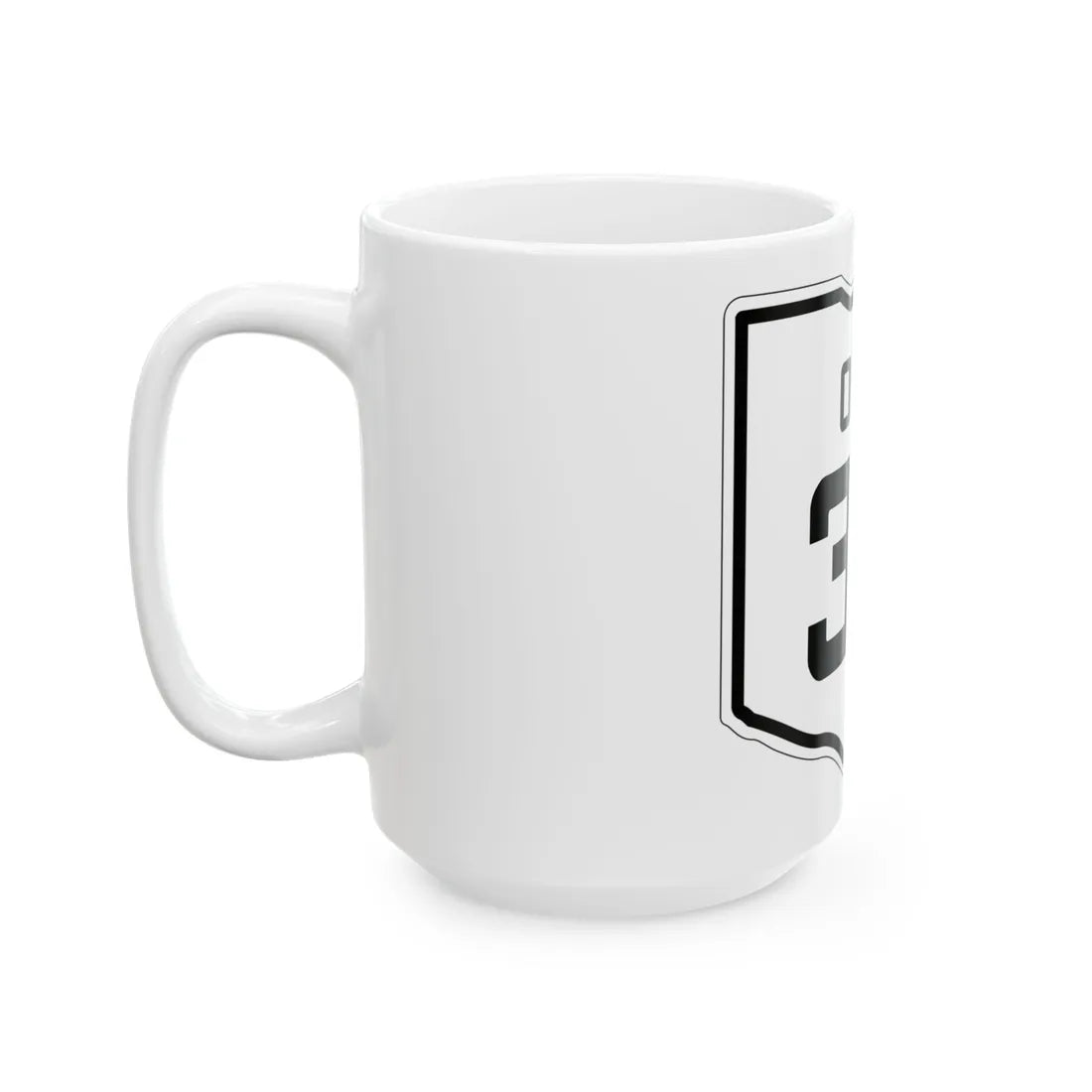 OH-30 1927 (Ohio) (Road Sign) White Coffee Mug - Go Mug Yourself