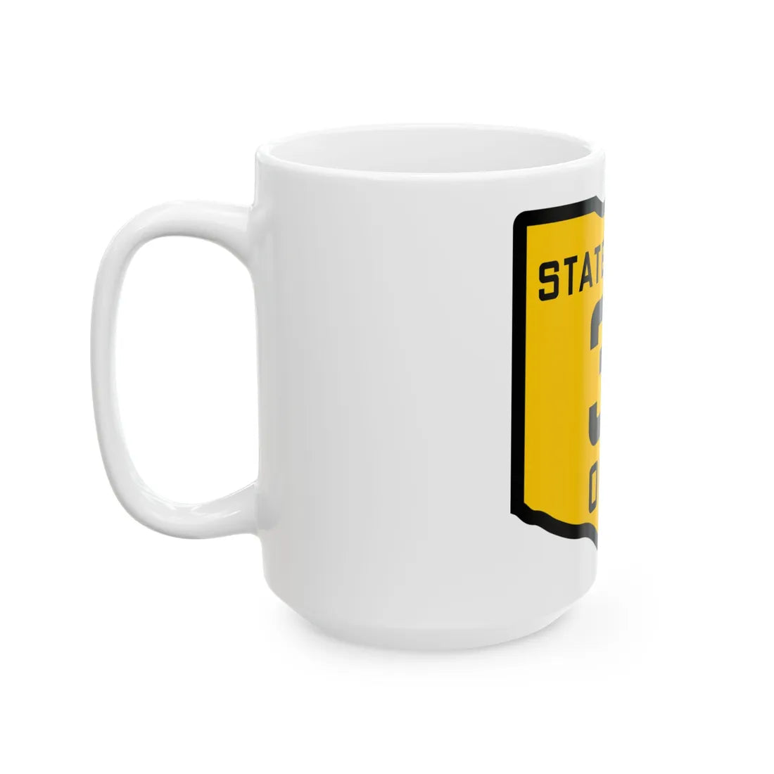 OH-31 1920 (Ohio) (Road Sign) White Coffee Mug - Go Mug Yourself