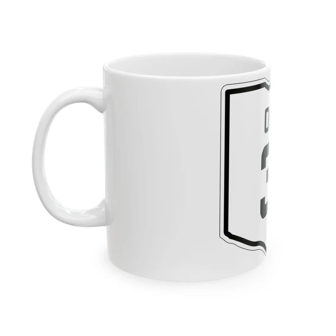 OH-31 1927 (Ohio) (Road Sign) White Coffee Mug - Go Mug Yourself