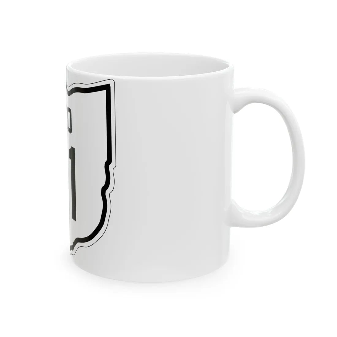 OH-31 1927 (Ohio) (Road Sign) White Coffee Mug - Go Mug Yourself