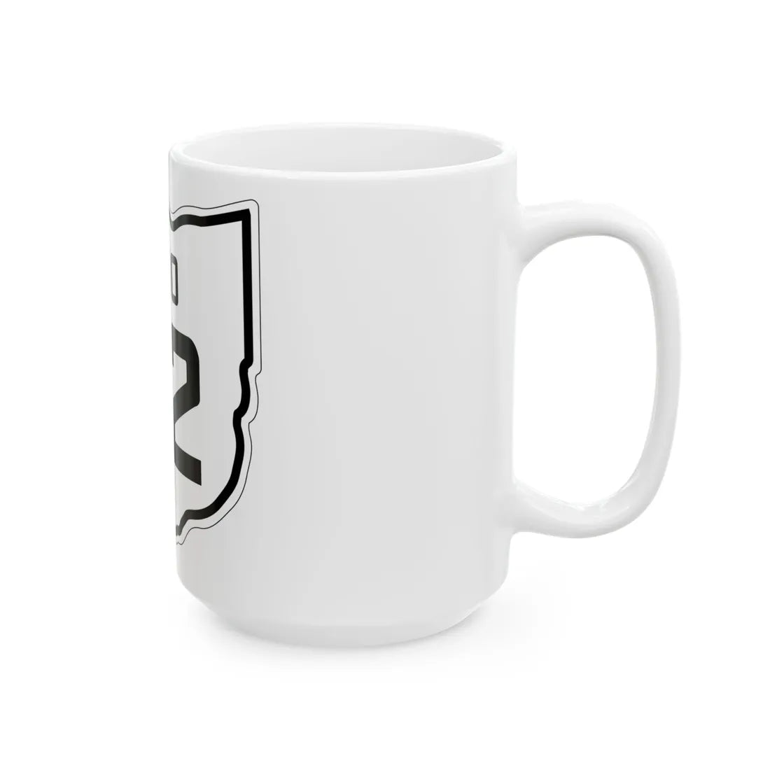 OH-32 1927 (Ohio) (Road Sign) White Coffee Mug - Go Mug Yourself