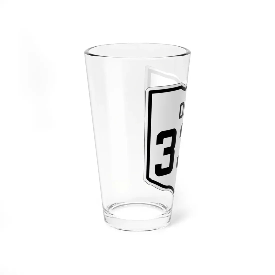 OH-334 1927 (Ohio) (Road Sign) Pint Glss 16oz - Go Mug Yourself