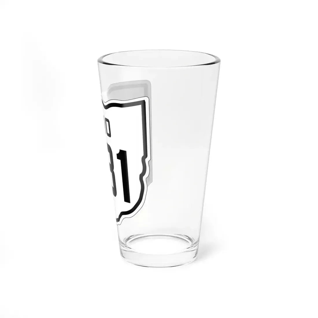 OH-381 1927 (Ohio) (Road Sign) Pint Glss 16oz - Go Mug Yourself