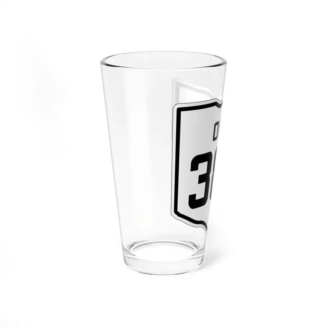 OH-382 1927 (Ohio) (Road Sign) Pint Glss 16oz - Go Mug Yourself
