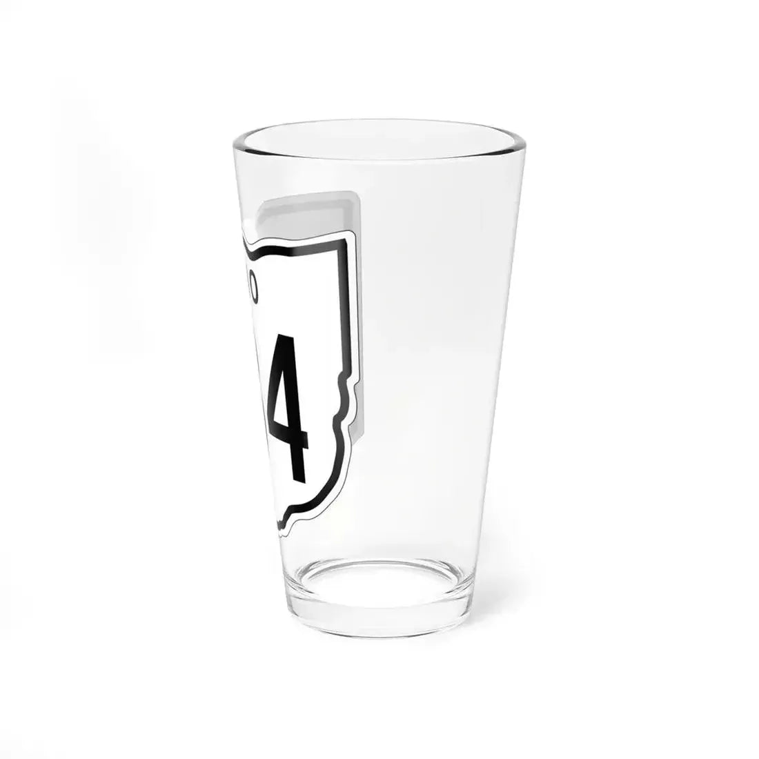 OH-384 1948 (Ohio) (Road Sign) Pint Glass 16oz - Go Mug Yourself