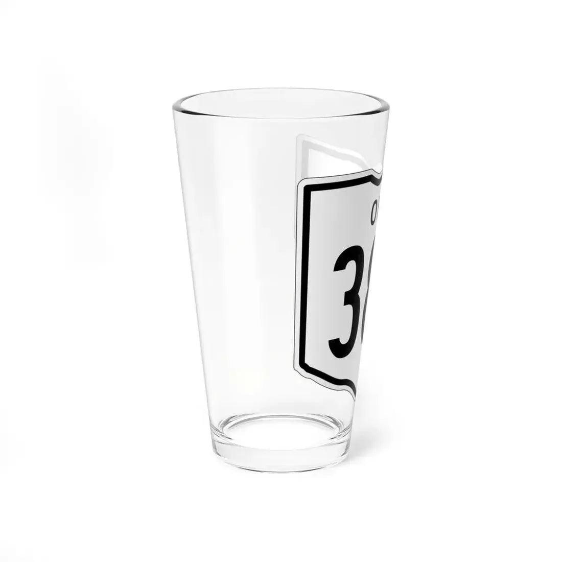 OH-384 1948 (Ohio) (Road Sign) Pint Glss 16oz - Go Mug Yourself