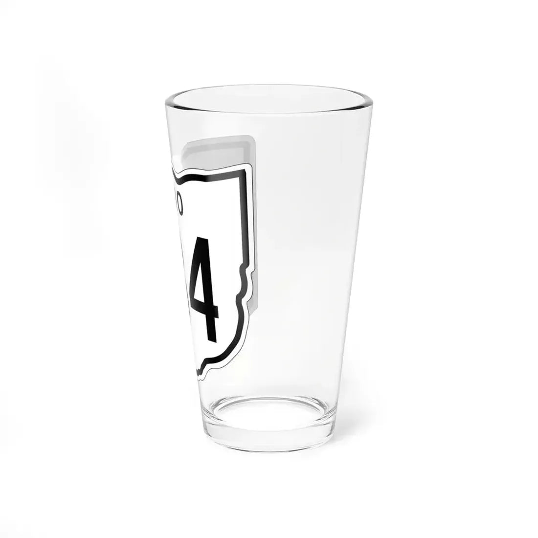 OH-384 1948 (Ohio) (Road Sign) Pint Glss 16oz - Go Mug Yourself