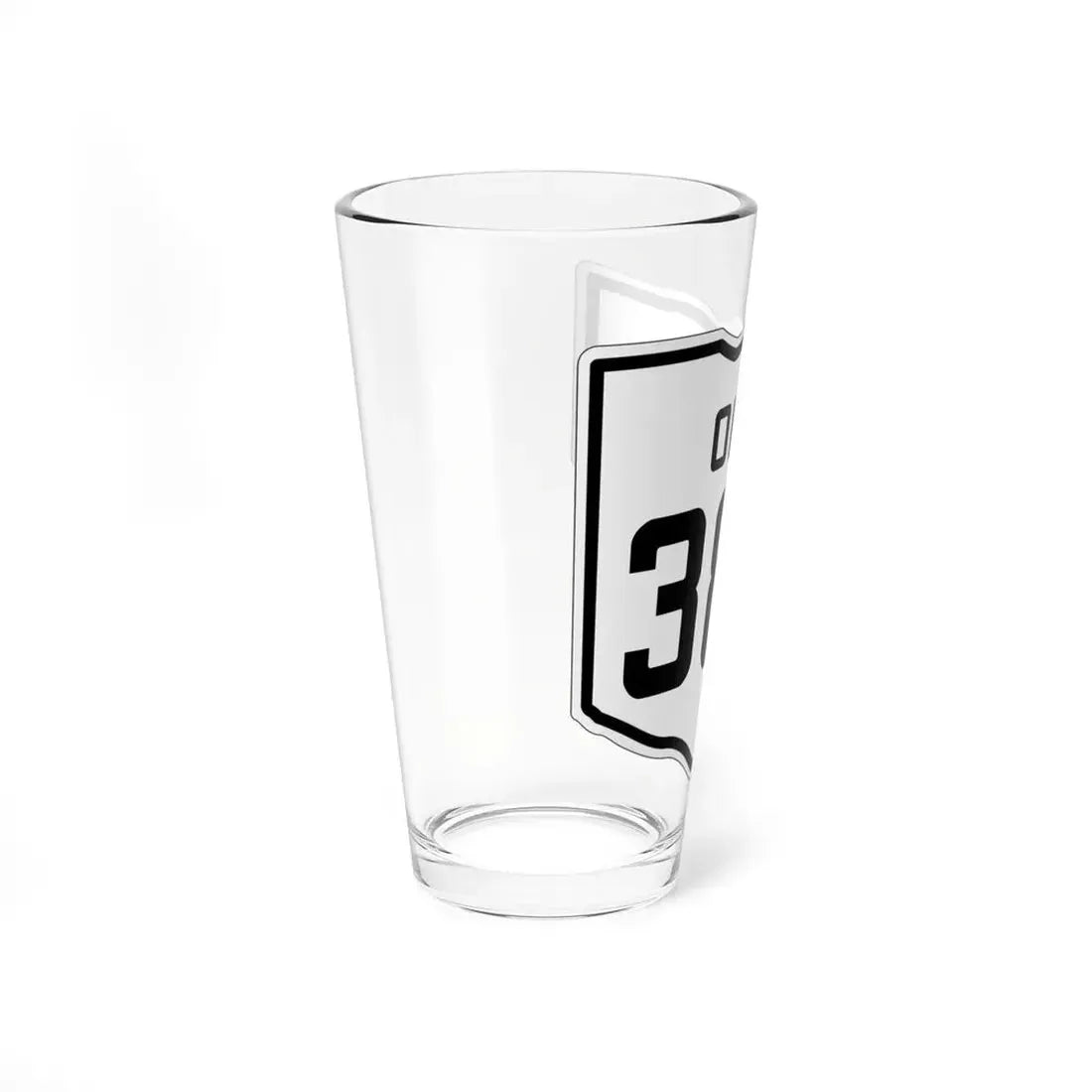 OH-386 1927 (Ohio) (Road Sign) Pint Glss 16oz - Go Mug Yourself