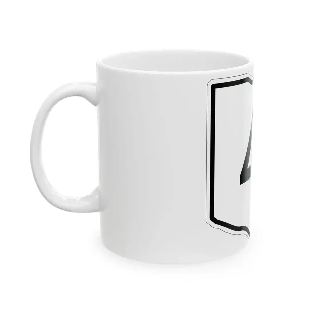 OH-41 1960 (Ohio) (Road Sign) White Coffee Mug - Go Mug Yourself