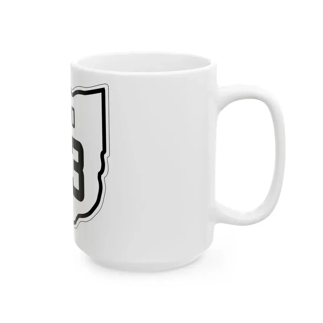 OH-43 1927 (Ohio) (Road Sign) White Coffee Mug - Go Mug Yourself