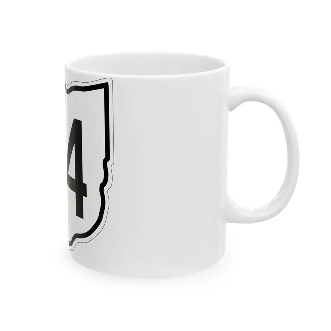 OH-44 1960 (Ohio) (Road Sign) White Coffee Mug - Go Mug Yourself