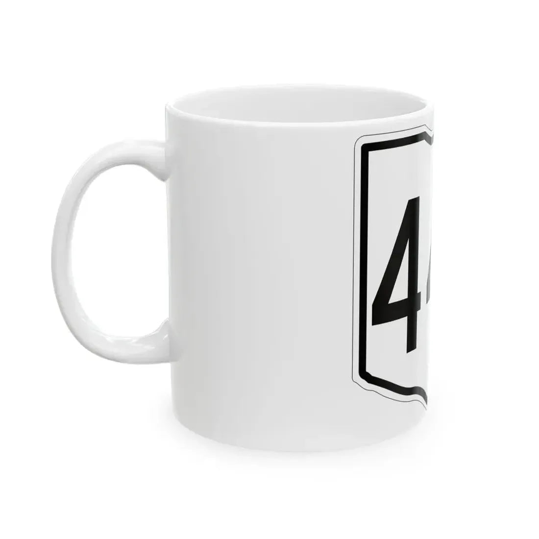 OH-440 1960 (Ohio) (Road Sign) White Coffee Mug - Go Mug Yourself