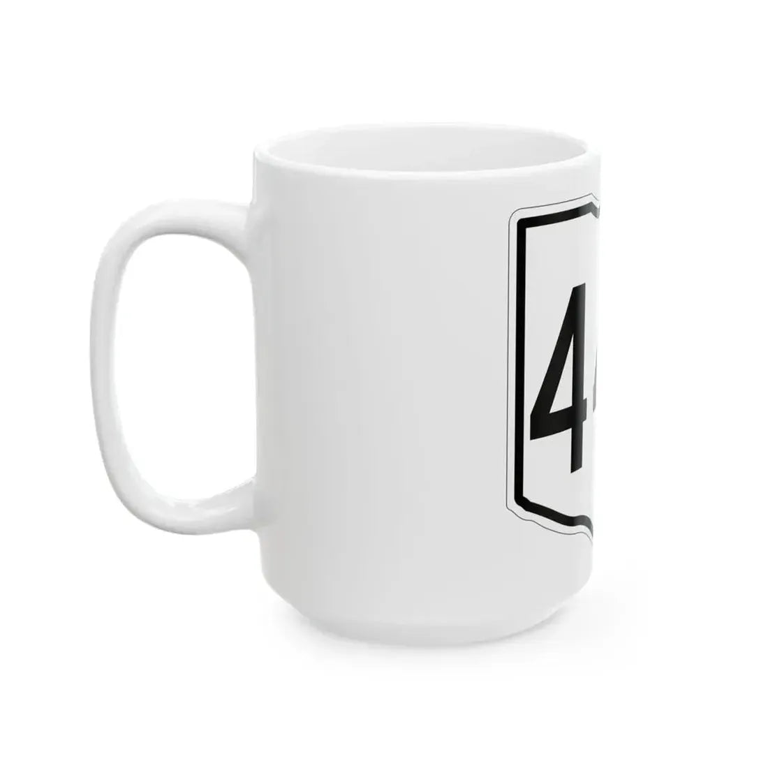 OH-440 1960 (Ohio) (Road Sign) White Coffee Mug - Go Mug Yourself
