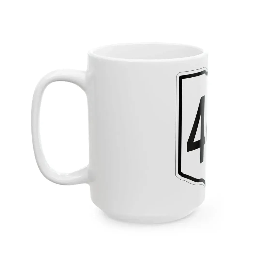 OH-444 1960 (Ohio) (Road Sign) White Coffee Mug - Go Mug Yourself