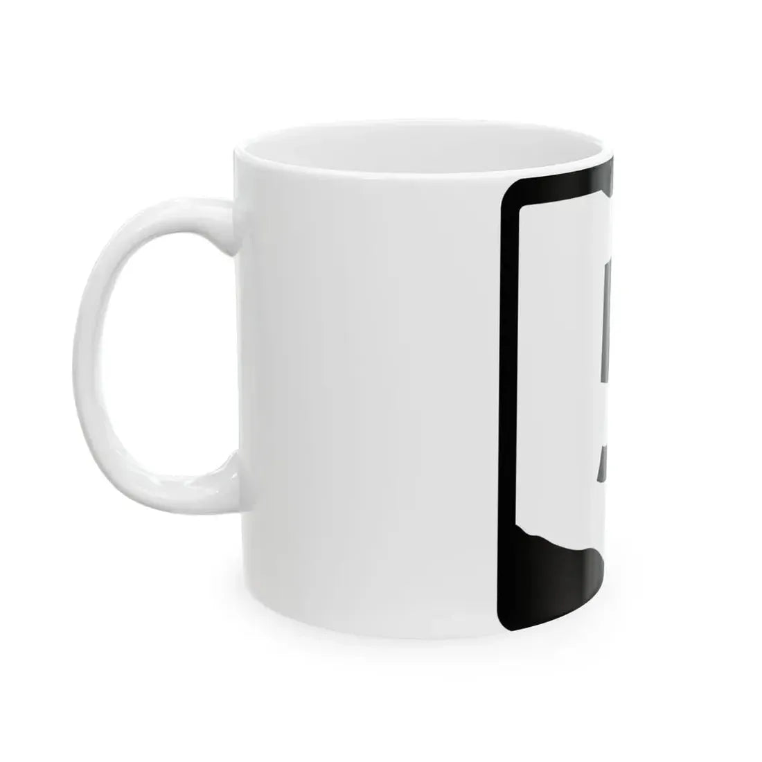 OH-5 (Ohio) (Road Sign) White Coffee Mug - Go Mug Yourself