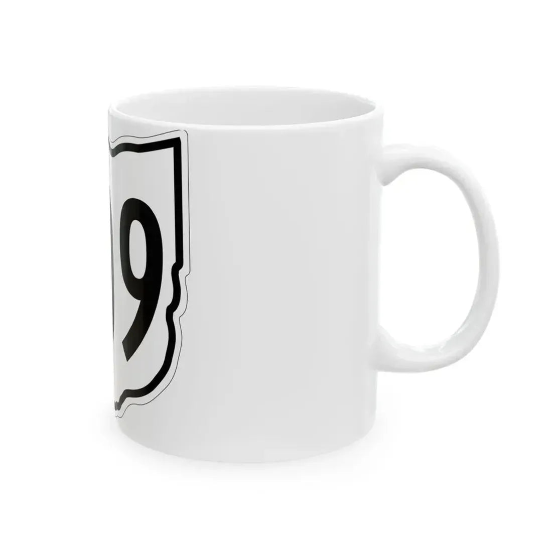 OH-509 1960 (Ohio) (Road Sign) White Coffee Mug - Go Mug Yourself