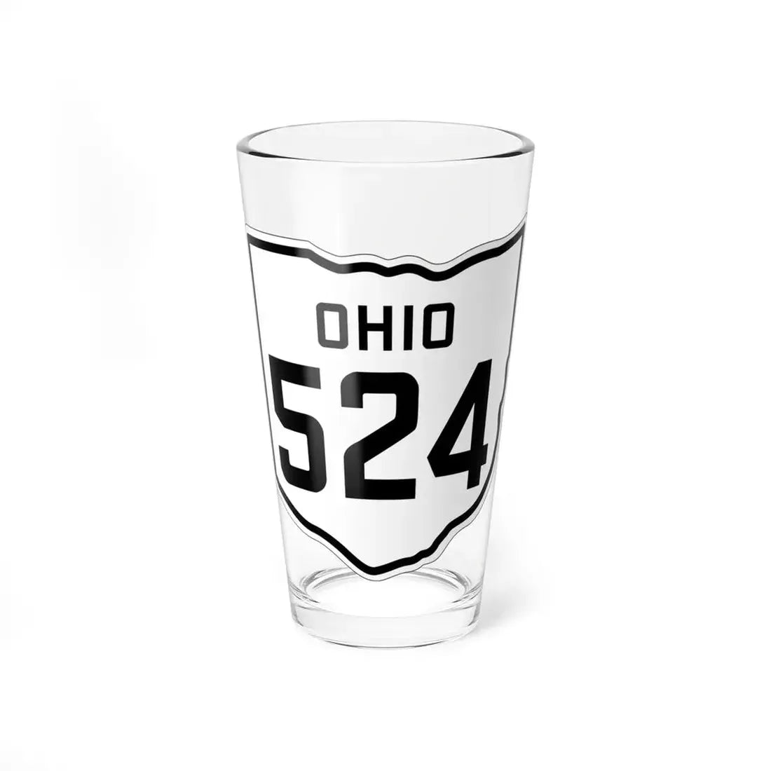 OH-524 1927 (Ohio) (Road Sign) Pint Glss 16oz 16oz - Go Mug Yourself