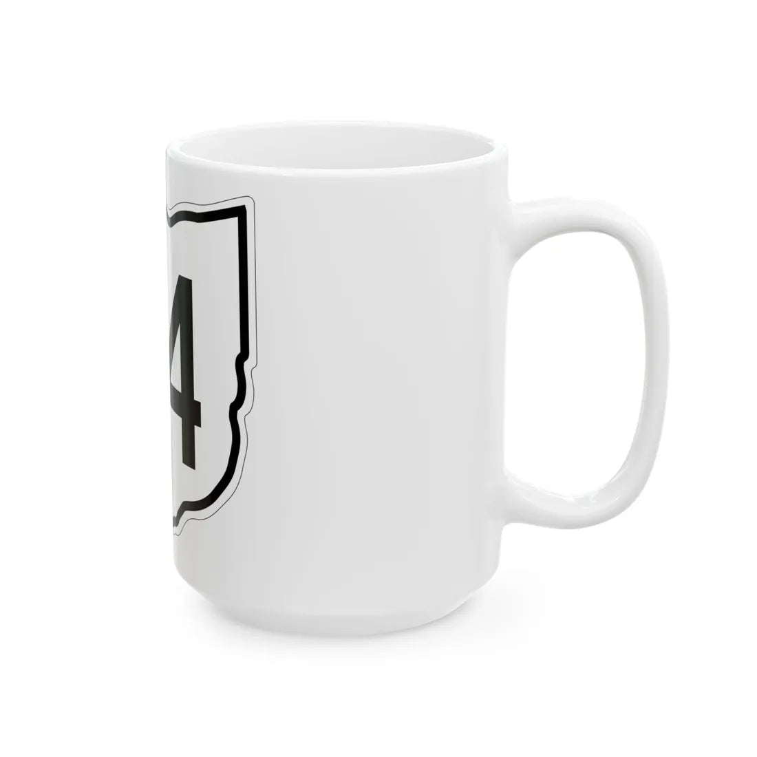 OH-54 1960 (Ohio) (Road Sign) White Coffee Mug - Go Mug Yourself