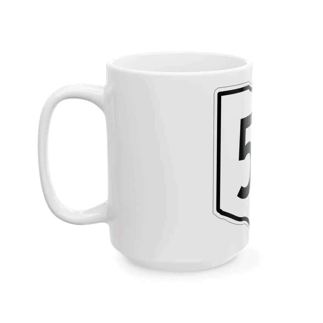 OH-56 1960 (Ohio) (Road Sign) White Coffee Mug - Go Mug Yourself
