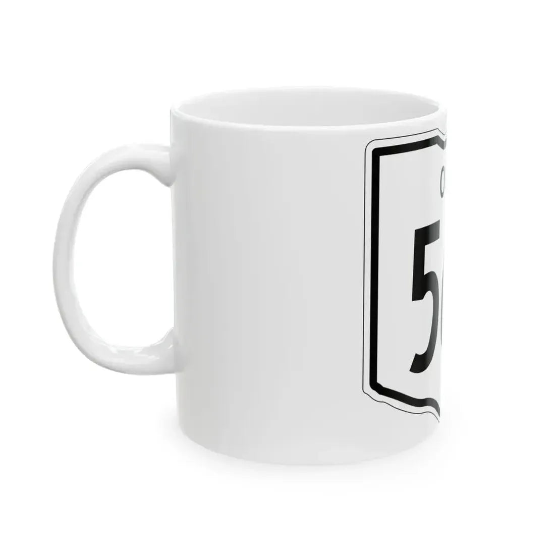 OH-569 1948 (Ohio) (Road Sign) White Coffee Mug - Go Mug Yourself