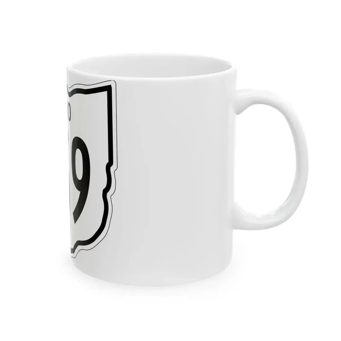 OH-569 1948 (Ohio) (Road Sign) White Coffee Mug - Go Mug Yourself