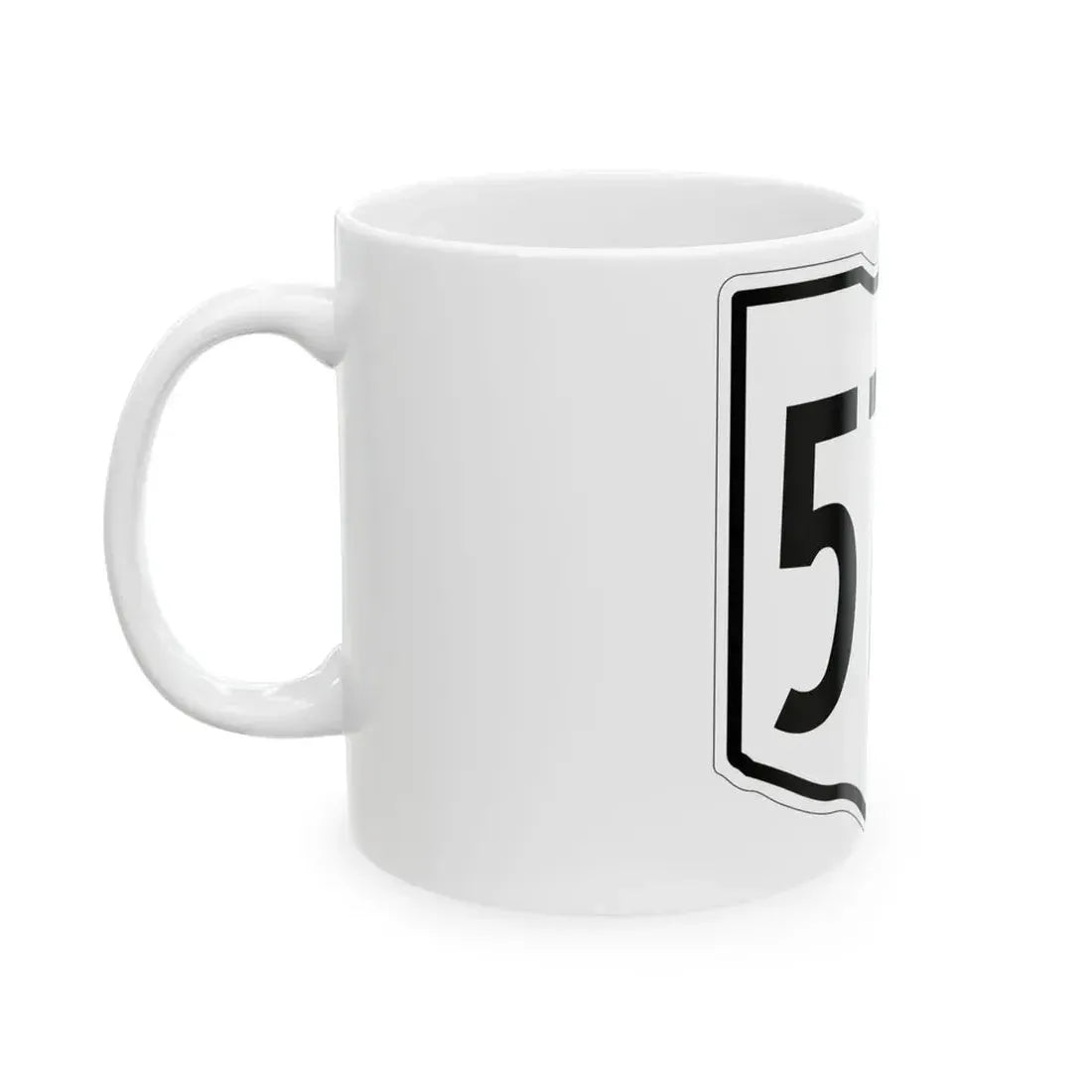 OH-570 1960 (Ohio) (Road Sign) White Coffee Mug - Go Mug Yourself