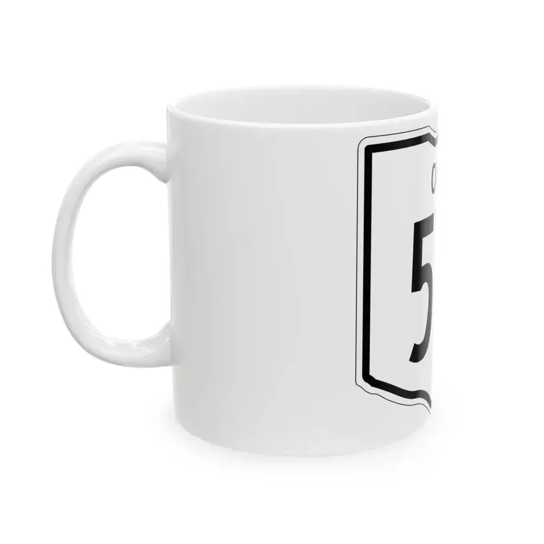 OH-571 1948 (Ohio) (Road Sign) White Coffee Mug - Go Mug Yourself