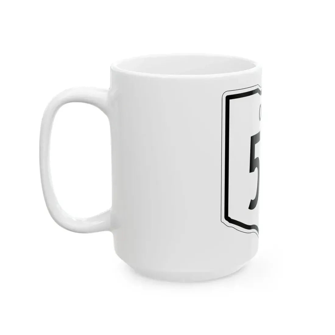 OH-571 1948 (Ohio) (Road Sign) White Coffee Mug - Go Mug Yourself