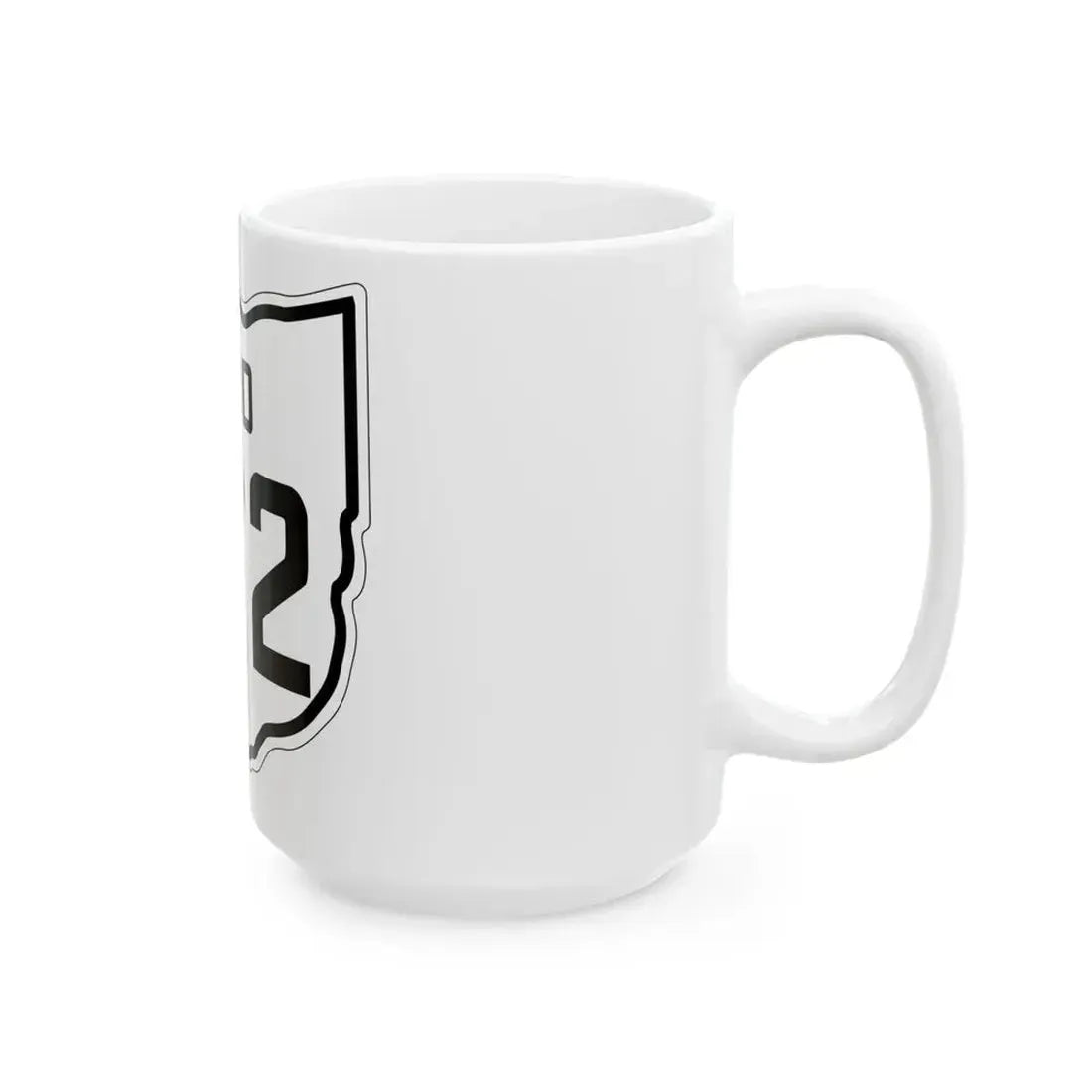 OH-572 1927 (Ohio) (Road Sign) White Coffee Mug - Go Mug Yourself