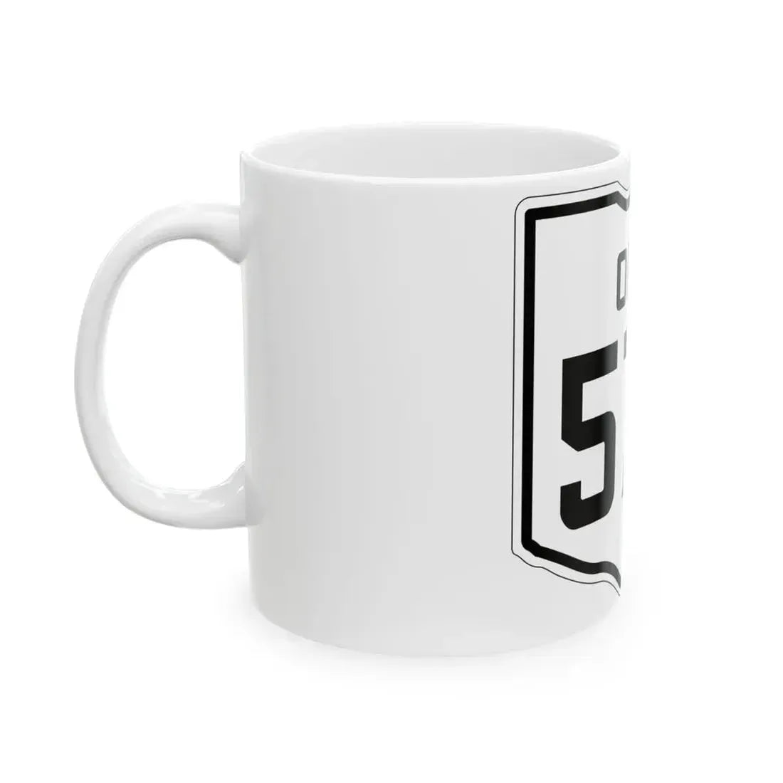 OH-573 1927 (Ohio) (Road Sign) White Coffee Mug - Go Mug Yourself