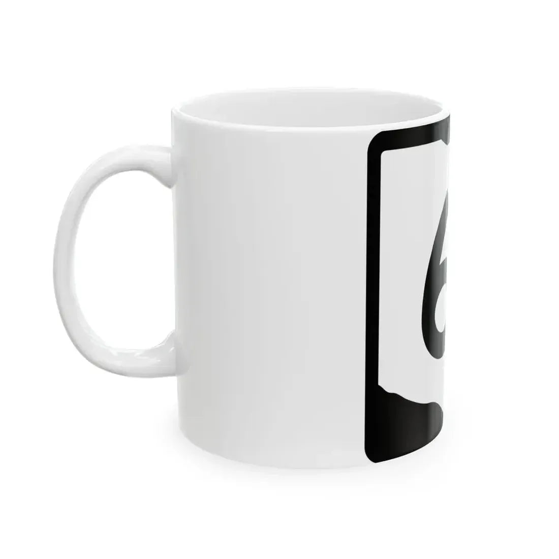 OH-61 (Ohio) (Road Sign) White Coffee Mug - Go Mug Yourself