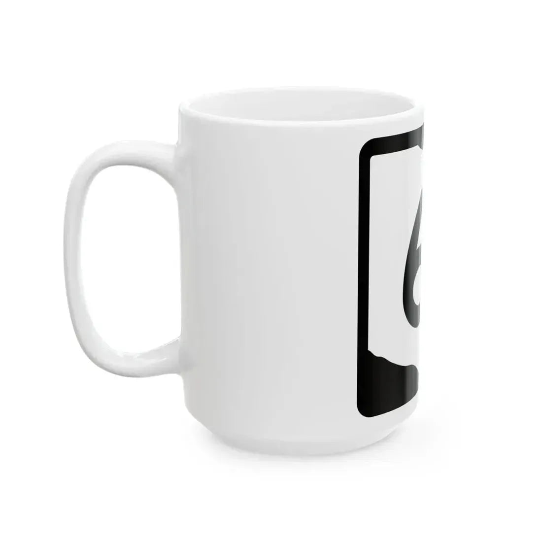OH-61 (Ohio) (Road Sign) White Coffee Mug - Go Mug Yourself