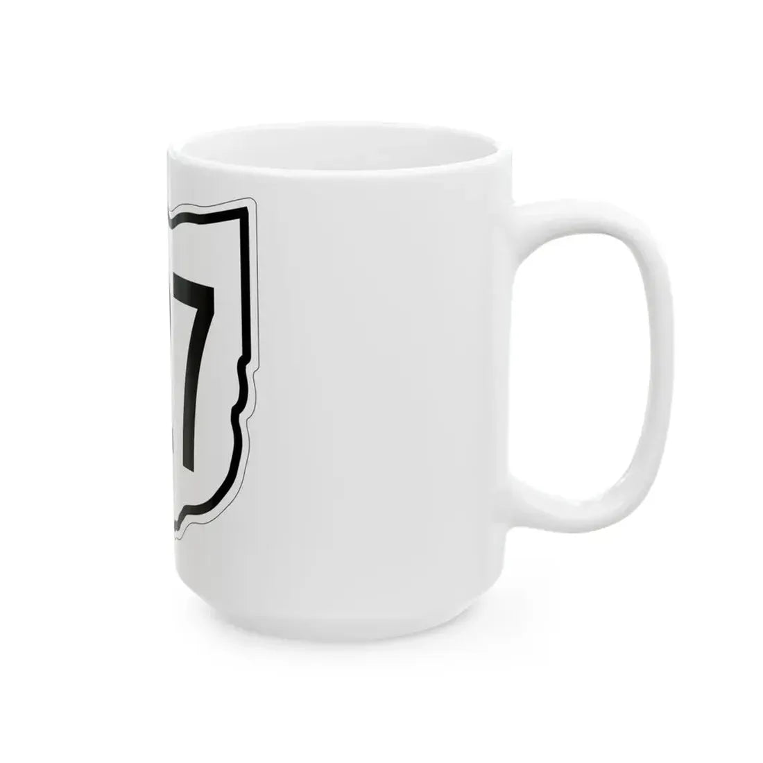 OH-627 1960 (Ohio) (Road Sign) White Coffee Mug - Go Mug Yourself