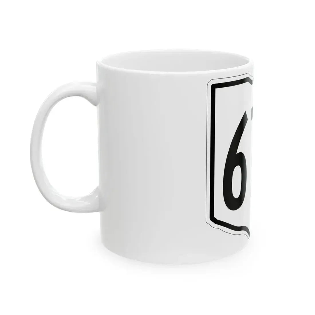 OH-675 1960 (Ohio) (Road Sign) White Coffee Mug - Go Mug Yourself