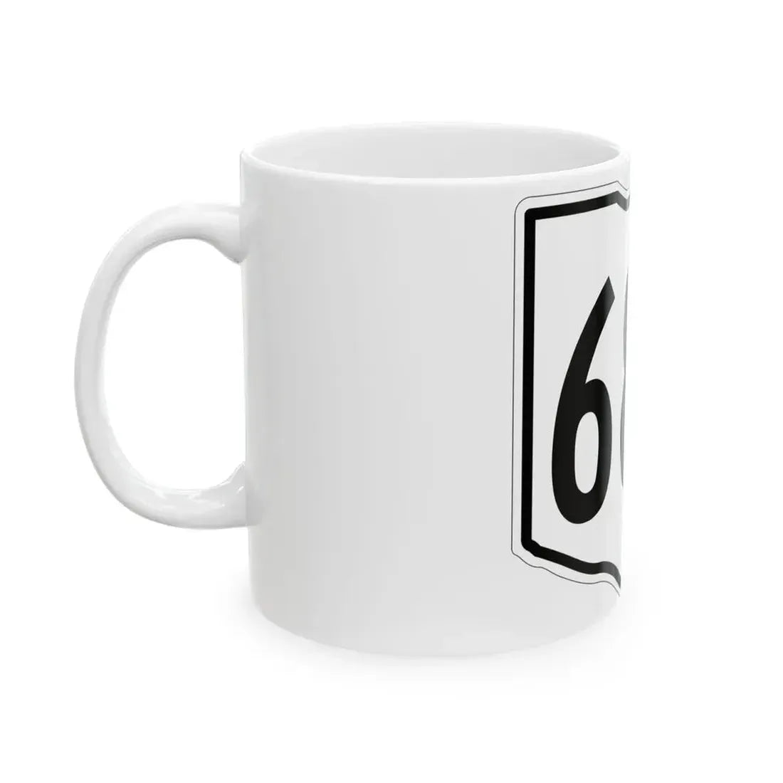 OH-680 1960 (Ohio) (Road Sign) White Coffee Mug - Go Mug Yourself