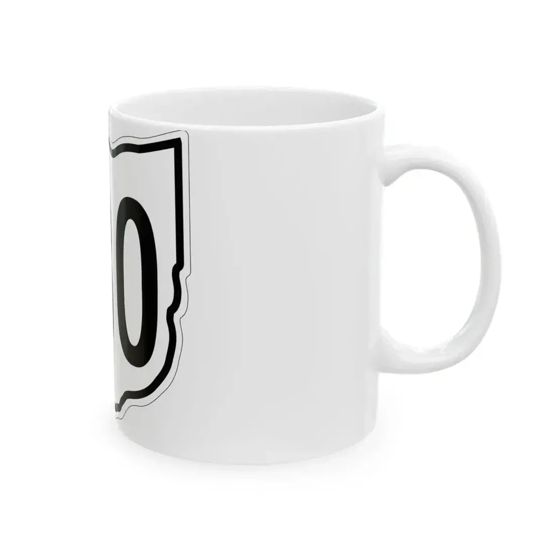 OH-680 1960 (Ohio) (Road Sign) White Coffee Mug - Go Mug Yourself