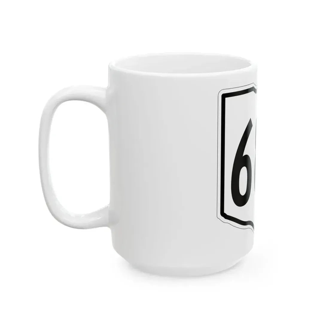 OH-680 1960 (Ohio) (Road Sign) White Coffee Mug - Go Mug Yourself