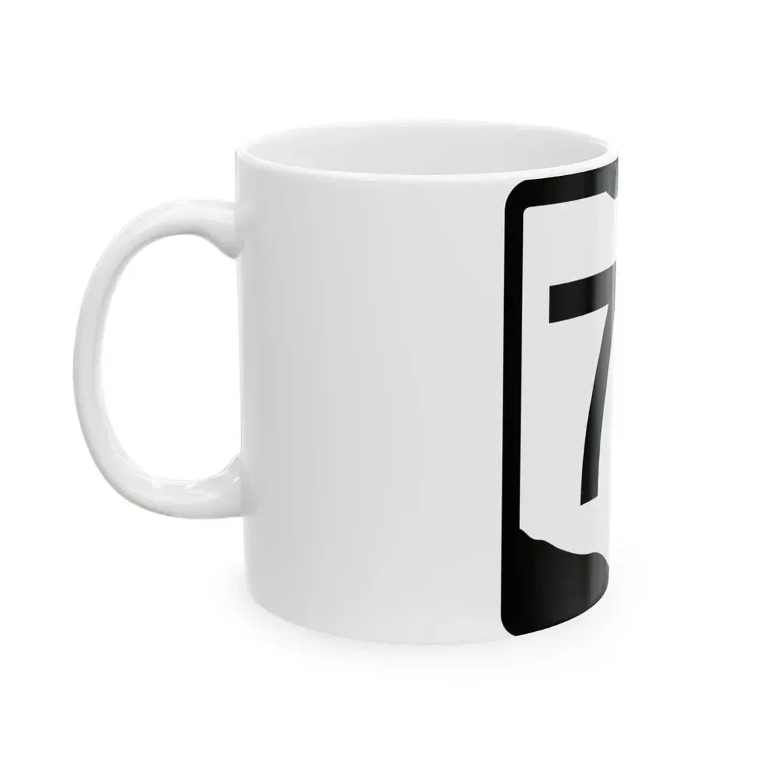 OH-72 (Ohio) (Road Sign) White Coffee Mug - Go Mug Yourself