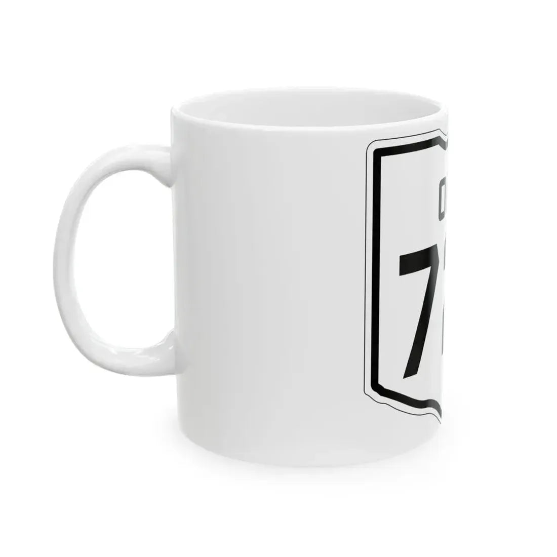 OH-723 1927 (Ohio) (Road Sign) White Coffee Mug - Go Mug Yourself