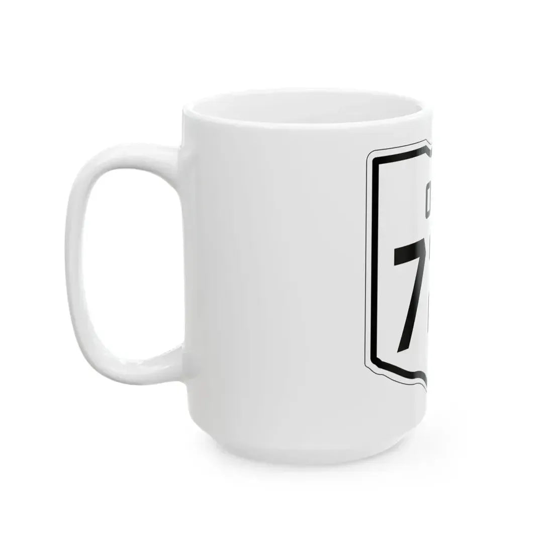 OH-723 1927 (Ohio) (Road Sign) White Coffee Mug - Go Mug Yourself