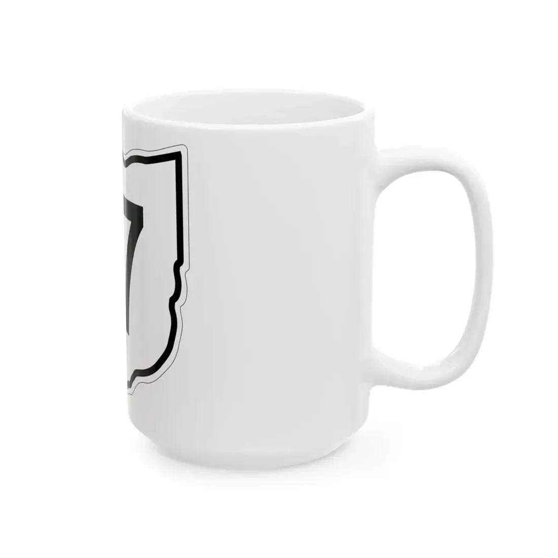 OH-77 1960 (Ohio) (Road Sign) White Coffee Mug - Go Mug Yourself