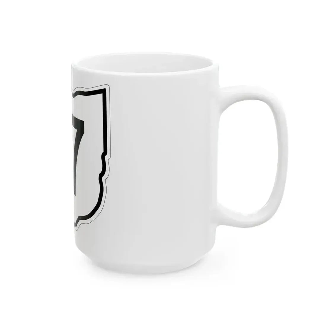 OH-87 1960 (Ohio) (Road Sign) White Coffee Mug - Go Mug Yourself