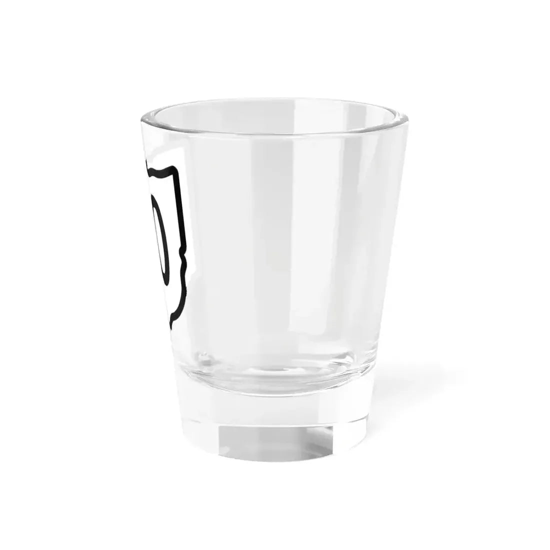 Ohio 2d sticker template (Ohio) (Road Sign) Shot Glass 1.5oz - Go Mug Yourself