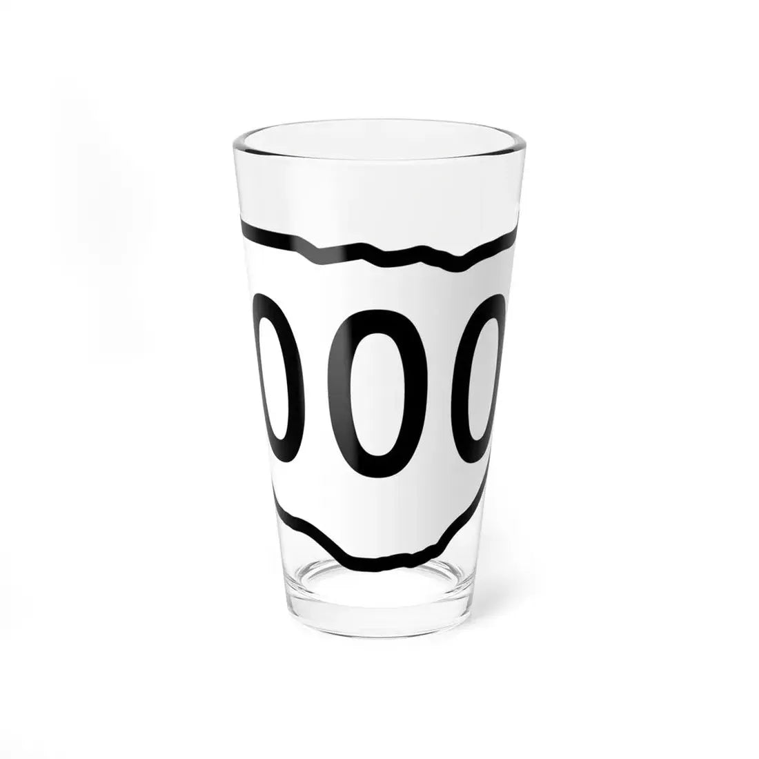 Ohio 3d sticker template (Ohio) (Road Sign) Pint Glss 16oz 16oz - Go Mug Yourself