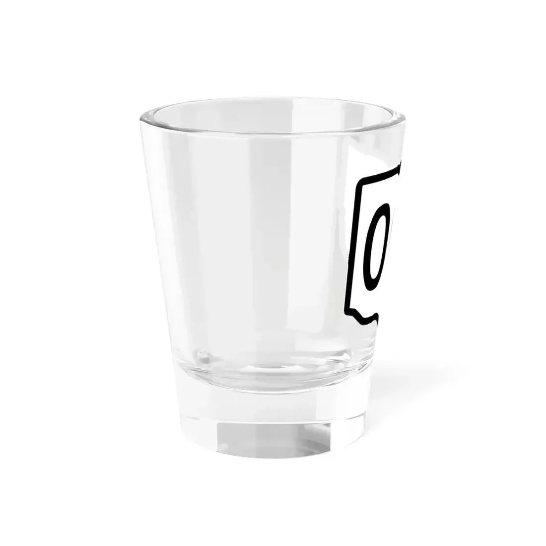 Ohio 3d sticker template (Ohio) (Road Sign) Shot Glass 1.5oz - Go Mug Yourself