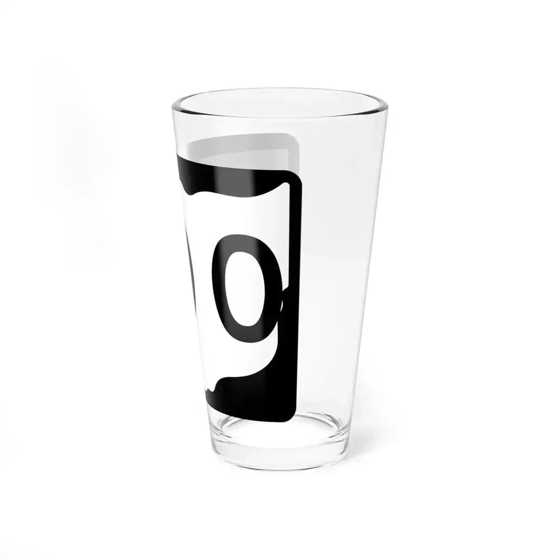 Ohio 3d template (Ohio) (Road Sign) Pint Glass 16oz - Go Mug Yourself